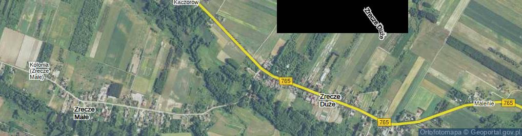 Zdjęcie satelitarne Zrecze Duże ul.